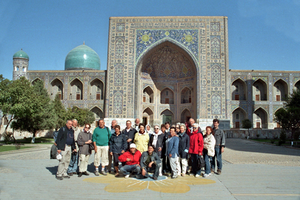 Usbekistan - Gruppenbild in Samarkand