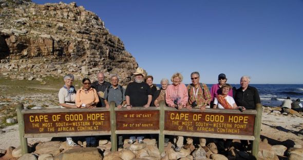 Südafrika - Gruppenfoto am Kap
